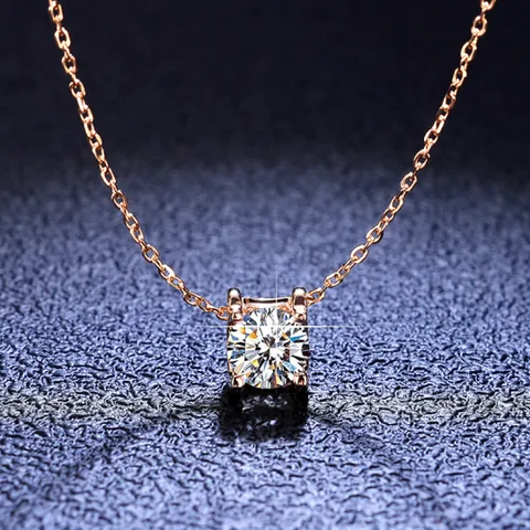 Strassie™ Diamond Moissanite Pendant 💎 - Sterling Silver s925