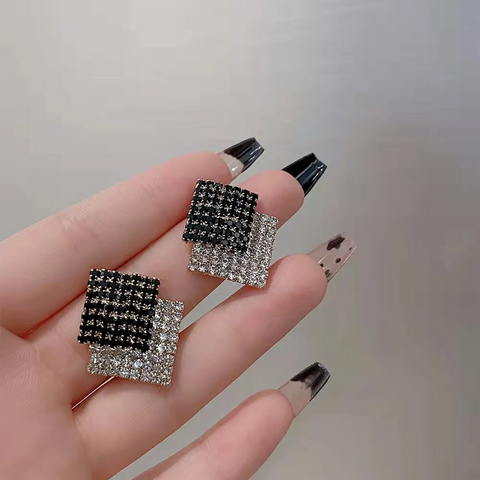 Fashion Rhombus Strassie™ Earrings