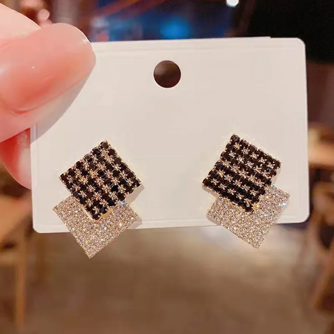 Fashion Rhombus Strassie™ Earrings