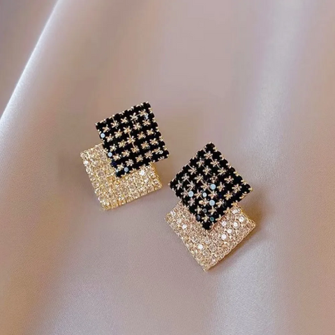 Fashion Rhombus Strassie™ Earrings