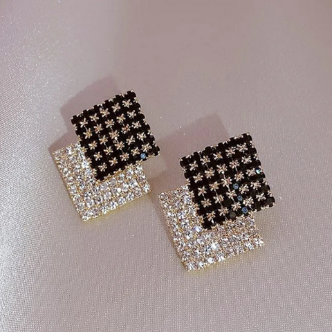 Fashion Rhombus Strassie™ Earrings