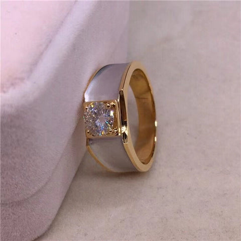 Gaia Gold Ring with 2-Carat Diamond 💎