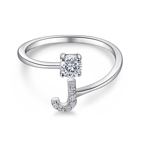 HeyCuzi Initial Letters Ring