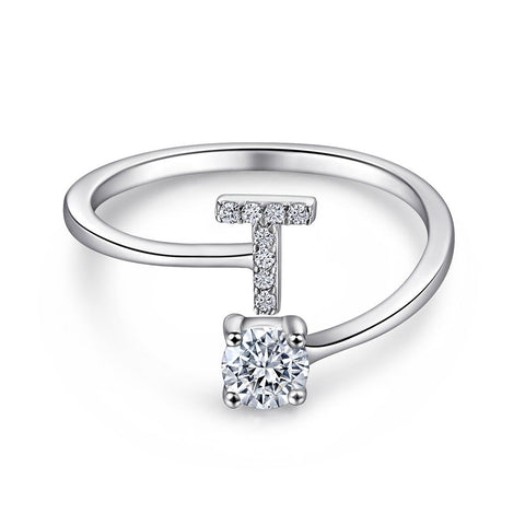 HeyCuzi Initial Letters Ring