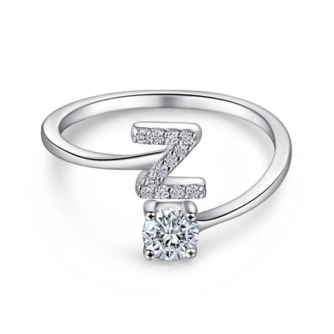 HeyCuzi Initial Letters Ring