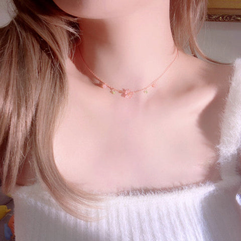 Collier Fleur de Sakura