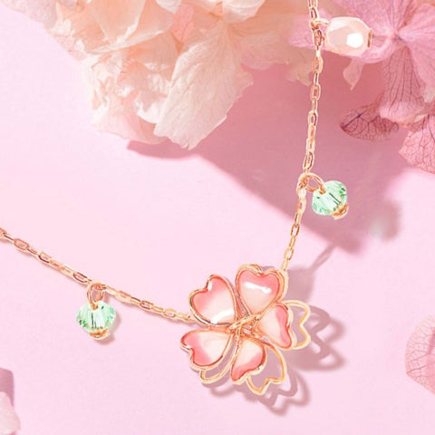 Collier Fleur de Sakura