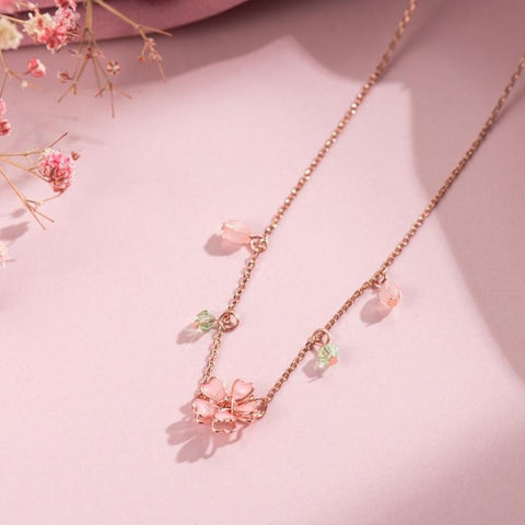 Collier Fleur de Sakura